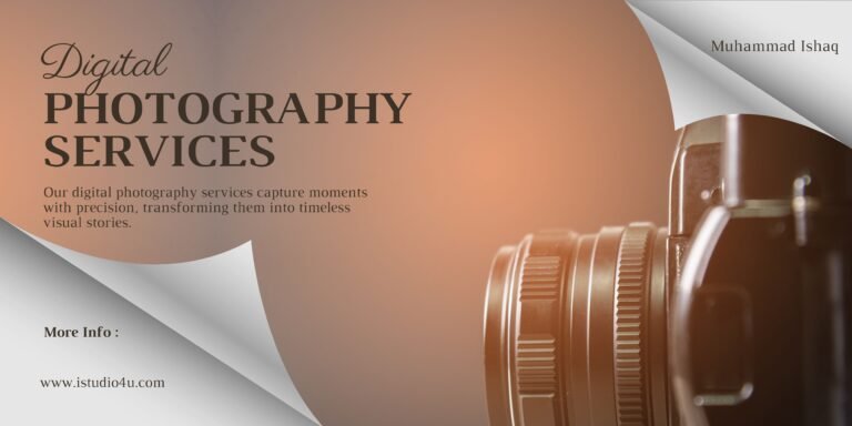 Brown and White Professional Photography Services Banner